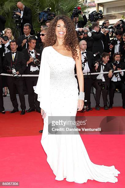 Afef Tronchetti Provera arrives at the "Blindness" premiere during the 61st Cannes International Film Festival on May 14, 2008 in Cannes, France.
