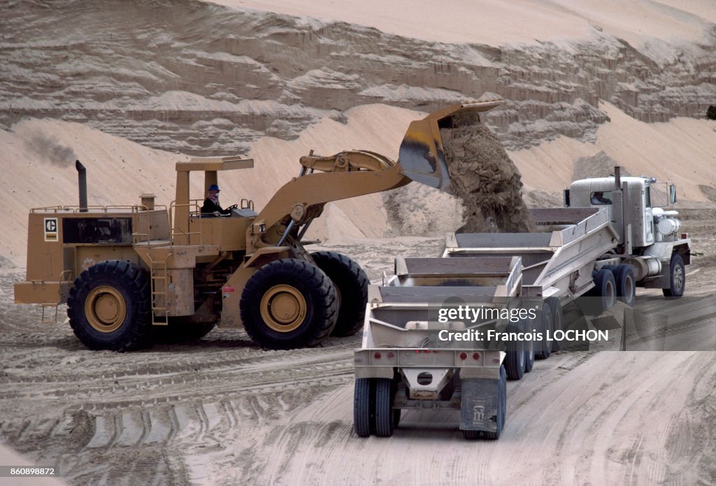 Engins de chantier en Arabie saoudite