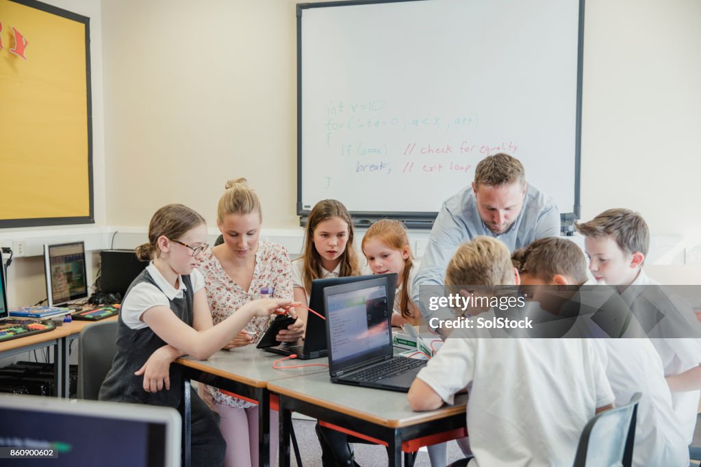 Html Coding Lesson In School High-Res Stock Photo - Getty Images