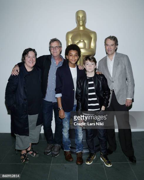 Producer Christine Vachon, director Todd Haynes, actor Jaden Michael, actor Oakes Fegley and composer Carter Burwell attend The Academy of Motion...