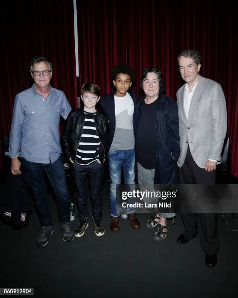 Director Todd Haynes, actor Oakes Fegley, actor Jaden Michael, producer Christine Vachon and composer Carter Burwell attend The Academy of Motion...