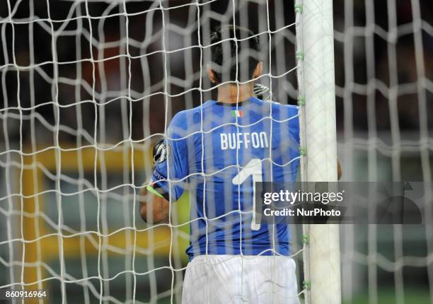 Gianluigi Buffon of Italy goalkeeper during the match valid for the Qualifying Round of Fifa World Cup Russia 2018 between Italy - Macedonia at...