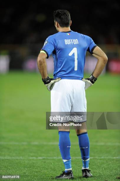 Gianluigi Buffon of Italy goalkeeper during the match valid for the Qualifying Round of Fifa World Cup Russia 2018 between Italy - Macedonia at...