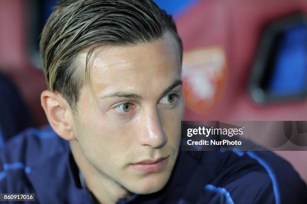 Federico Bernardeschi of Italy player in the bench before the match valid for the Qualifying Round of Fifa World Cup Russia 2018 between Italy -...