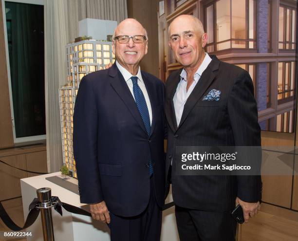 Howard Lorber and Michael Namer attend the Alfa Development Launch Celebration on October 12, 2017 in New York City.