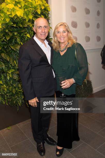 Howard Lorber and Dr. Christine Namer attend the Alfa Development Launch Celebration on October 12, 2017 in New York City.