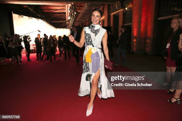 Janina Uhse during the 'Tribute To Bambi' gala at Station on October 5, 2017 in Berlin, Germany.