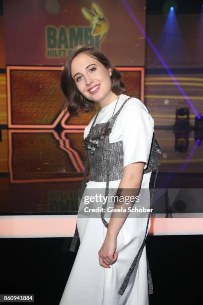 Singer Alice Merton during the 'Tribute To Bambi' gala at Station on October 5, 2017 in Berlin, Germany.