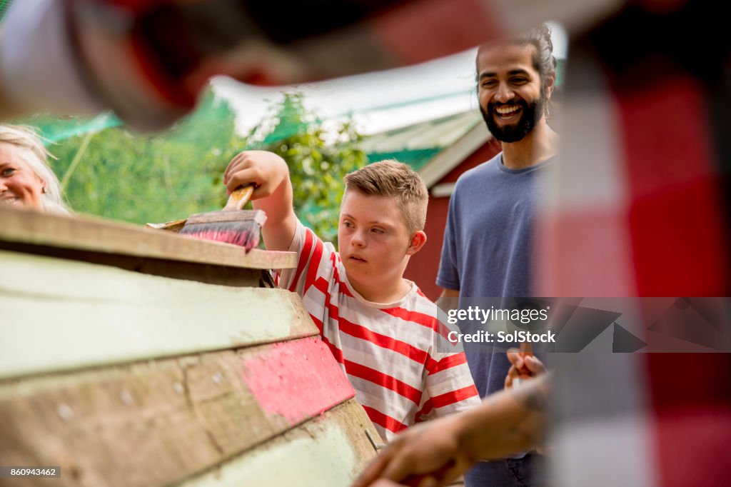 Painting at the Farm