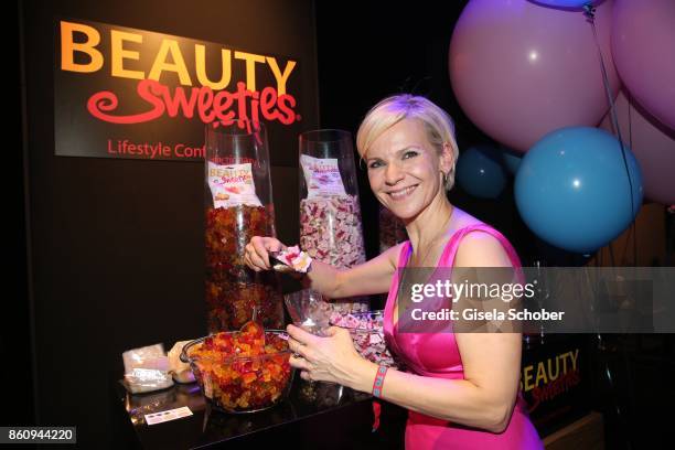 Andrea Kathrin Loewig during the 'Tribute To Bambi' gala at Station on October 5, 2017 in Berlin, Germany.