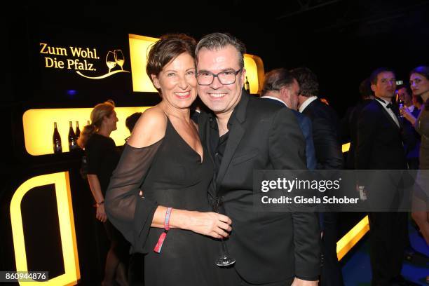 Eva Lutz and Reinhard Maetzler during the 'Tribute To Bambi' gala at Station on October 5, 2017 in Berlin, Germany.