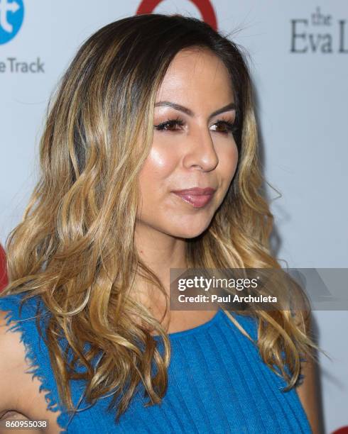 Actress Anjelah Johnson attends the Eva Longoria Foundation annual dinner at The Four Seasons Hotel Los Angeles at Beverly Hills on October 12, 2017...