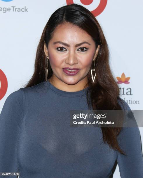 Actress Keyla Wood attends the Eva Longoria Foundation annual dinner at The Four Seasons Hotel Los Angeles at Beverly Hills on October 12, 2017 in...