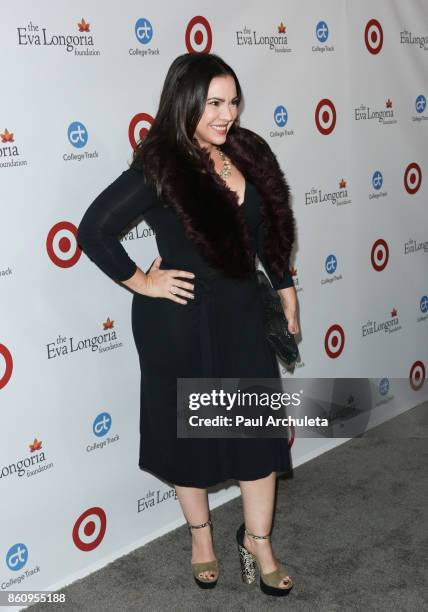 Actress Gloria Calderon attends the Eva Longoria Foundation annual dinner at The Four Seasons Hotel Los Angeles at Beverly Hills on October 12, 2017...