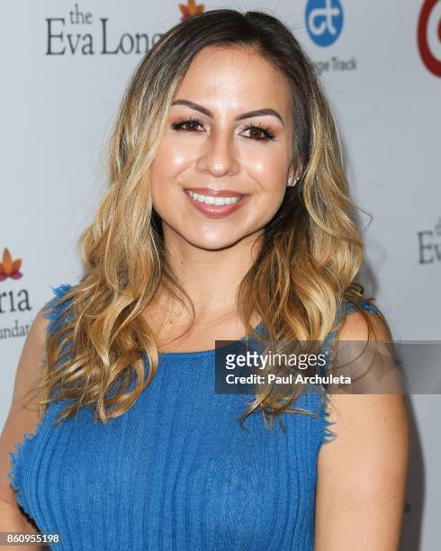 Actress Anjelah Johnson attends the Eva Longoria Foundation annual dinner at The Four Seasons Hotel Los Angeles at Beverly Hills on October 12, 2017...