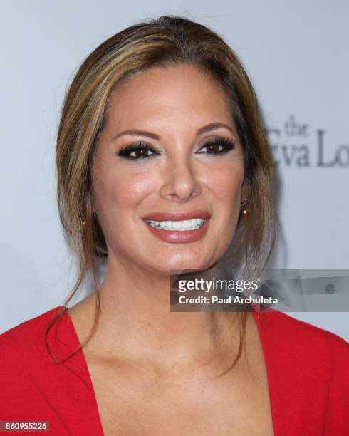 Actress Alex Meneses attends the Eva Longoria Foundation annual dinner at The Four Seasons Hotel Los Angeles at Beverly Hills on October 12, 2017 in...