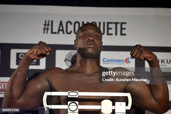 Jonota Rice Jonathan Rice of the United States of America reacts during the weigh ...