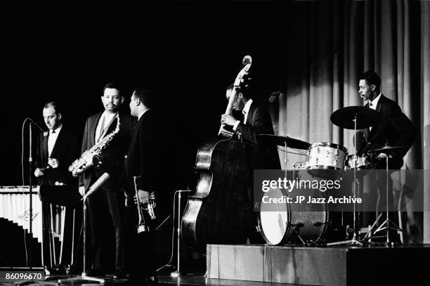 Photo of Adderley Brothers 11; Victor Feldman,Cannonball & Nat Adderley,Sam Jones & Louis Hayes Copenhagen 1961