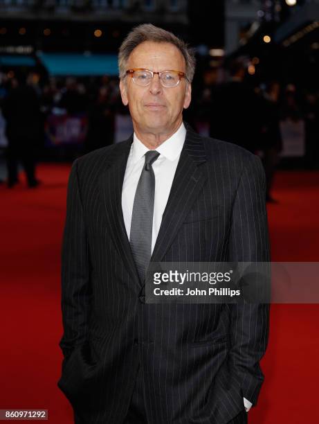 Producer Mark Johnson attends the BFI Patron's Gala and UK Premiere of "Downsizing" during the 61st BFI London Film Festival at the Odeon Leicester...