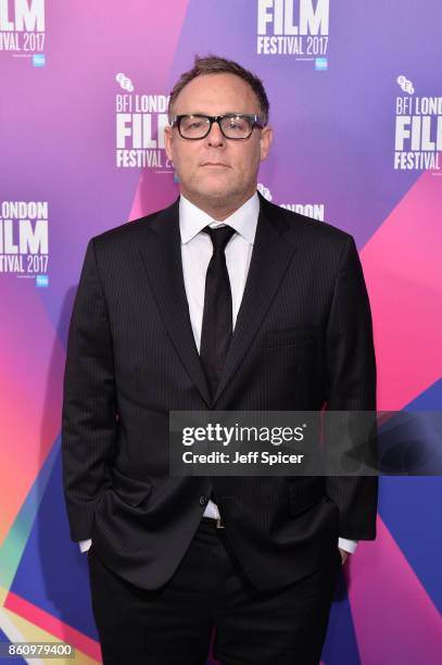 Producer Bryan Burk arrives at the European premiere of "Jane" during the 61st BFI London Film Festival at Picturehouse Central on October 13, 2017...