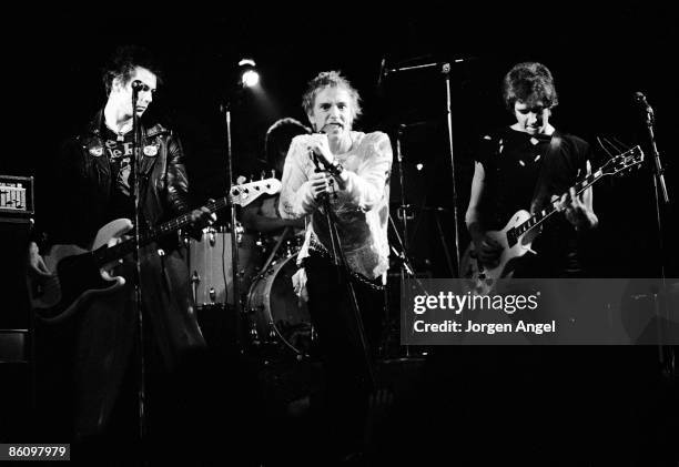 Photo of SEX PISTOLS; ID# SexPi 06, The Sex Pistols performing in Copenhagen, July 13 1977