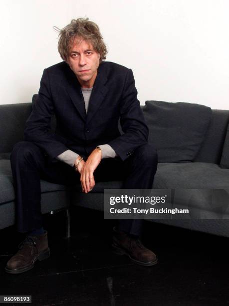 Photo of Bob GELDOF; in Soho House club