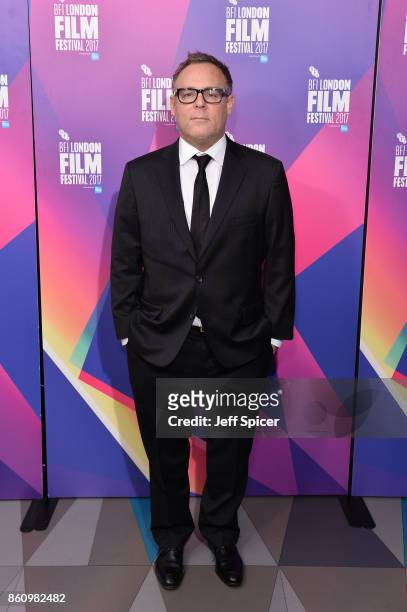 Producer Bryan Burk arrives at the European premiere of "Jane" during the 61st BFI London Film Festival at Picturehouse Central on October 13, 2017...