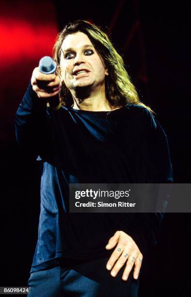 Photo of Ozzy OSBOURNE, performing live onstage with Black Sabbath