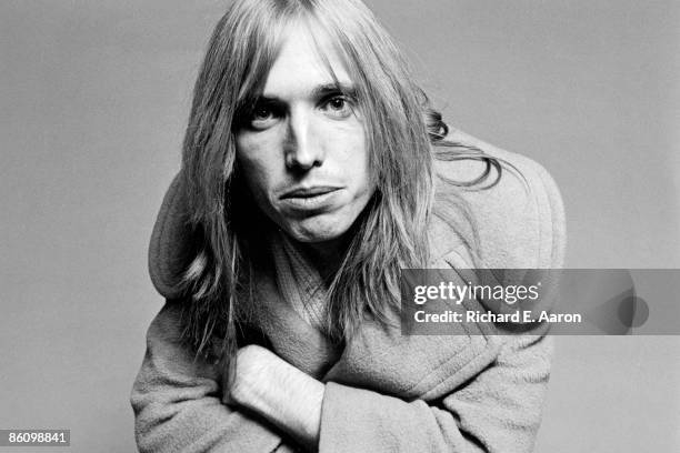 Photo of Tom PETTY; Posed studio portrait of Tom Petty