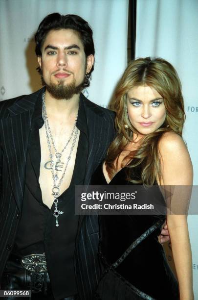 Dave Navarro with his wife Carmen Electra at the "A Diamond is Forever" event held at SoHo House L.A. In Los Angeles, Calif. On February 23, 2004