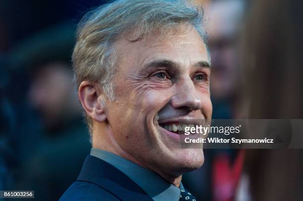 Christoph Waltz arrives for the UK film premiere of 'Downsizing' at Odeon Leicester Square during the 61st BFI London Film Festival, BFI Patron's...