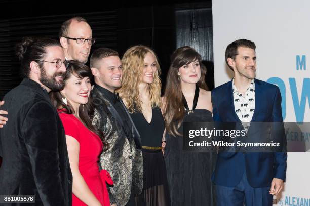 The Swingles arrive for the UK film premiere of 'Downsizing' at Odeon Leicester Square during the 61st BFI London Film Festival, BFI Patron's Gala....