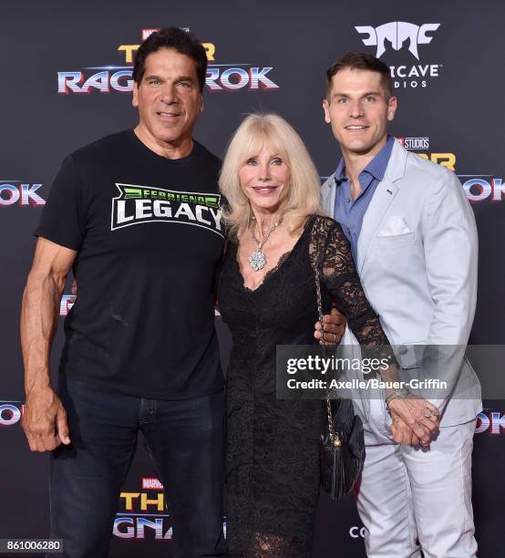 Actor Lou Ferrigno, wife Carla Ferigno and son Lou Ferrigno, Jr Actor Lou Ferrigno, wife Carla Ferigno and son Lou Ferrigno, Jr