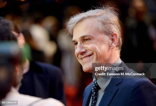 Christoph Waltz attends the UK premiere of "Downsizing", the BFI Patron's Gala, during the London Film Festival, on October 13, 2017 in London,...