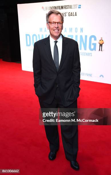 Producer Mark Johnson attends the UK premiere of "Downsizing", the BFI Patron's Gala, during the London Film Festival, on October 13, 2017 in London,...