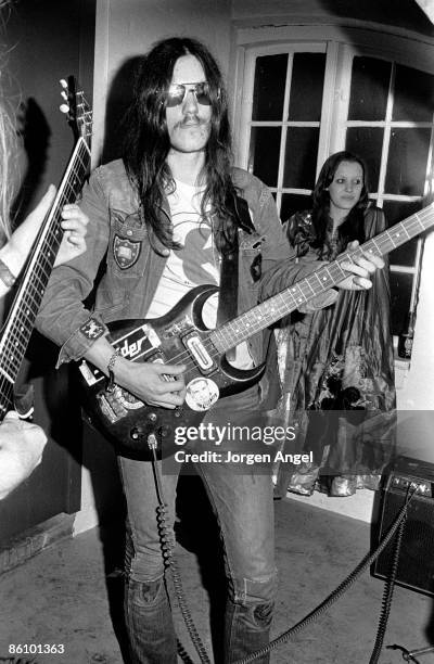 Photo of HAWKWIND; ID#: HawkStaA 02A, Lemmy, Hawkwind, Copenhagen, 1972