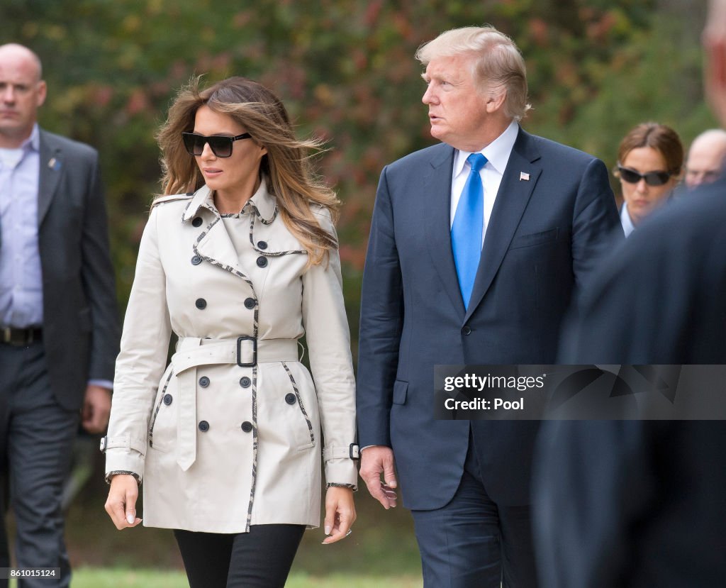 Trump Tours Secret Service Training Facility