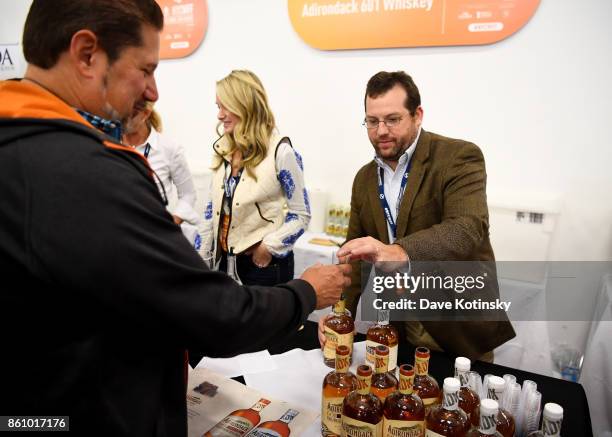View of Adirondack 601 Whiskey at Southern Glazer's Wine & Spirits of New York Trade Tasting presented by Beverage Media Group, during the Food...