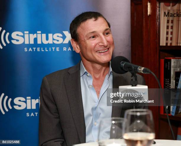 Michael Gelman attends SiriusXM's 'Food Talk' hosted Restaurateur Geoffrey Zakarian at The Lambs Club on October 13, 2017 in New York City.