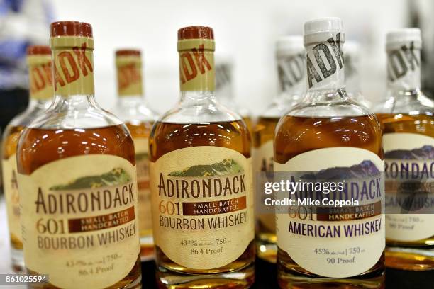 View of Adirondack American Whiskey at Southern Glazer's Wine & Spirits of New York Trade Tasting presented by Beverage Media Group, during the Food...