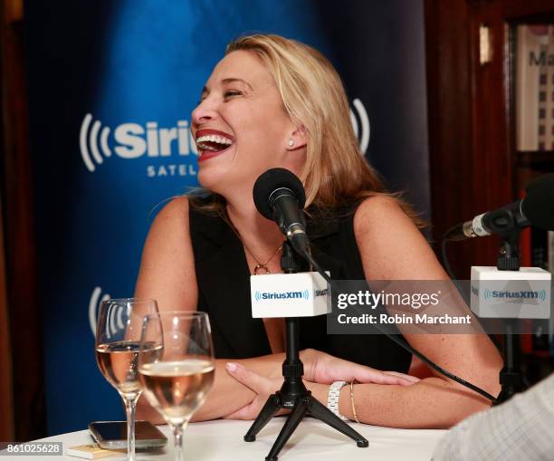 Donatella Arpaia attends SiriusXM's 'Food Talk' hosted Restaurateur Geoffrey Zakarian at The Lambs Club on October 13, 2017 in New York City.
