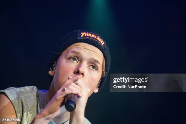 American singer and internet personality Rolf Jacob Sartorius known professionally as Jacob Sartorius, performs in Milan, Italy, on during his Left...