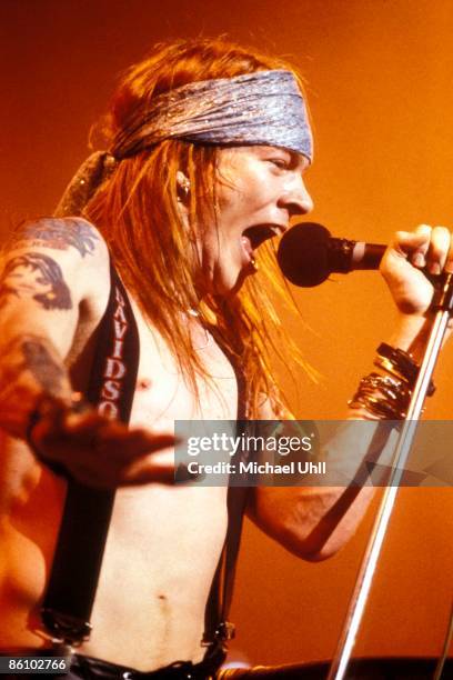 Axl Rose Poster Ritz 150 Axl Rose 1988 Photos & High Res Pictures - Getty Images