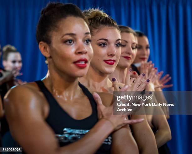 Radio City Rockettes kick off rehearsals for the 2017 Christmas Spectacular inside The Church of St. Paul the Apostle located at 405 West 59th Street...