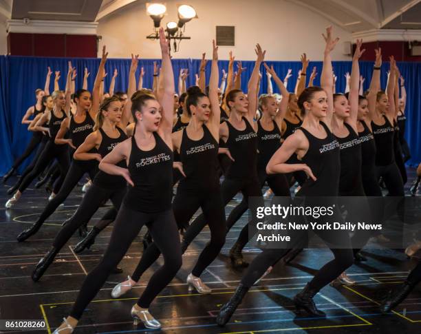 Radio City Rockettes kick off rehearsals for the 2017 Christmas Spectacular inside The Church of St. Paul the Apostle located at 405 West 59th Street...