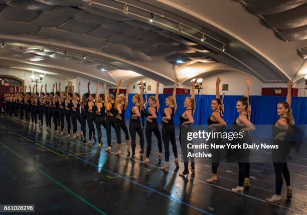 Radio City Rockettes kick off rehearsals for the 2017 Christmas Spectacular inside The Church of St. Paul the Apostle located at 405 West 59th Street...