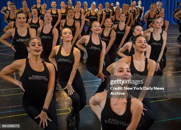 Radio City Rockettes kick off rehearsals for the 2017 Christmas Spectacular inside The Church of St. Paul the Apostle located at 405 West 59th Street...