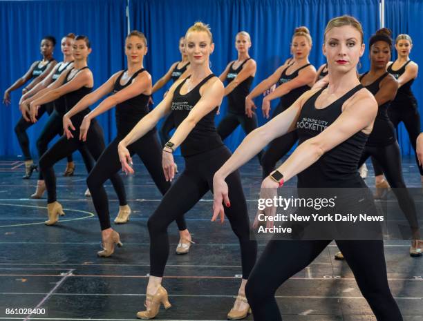 Radio City Rockettes kick off rehearsals for the 2017 Christmas Spectacular inside The Church of St. Paul the Apostle located at 405 West 59th Street...