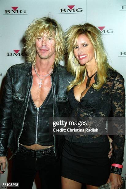 Photo of Duff McKAGAN, Duff McKagan with his wife Susan Holmes at the BMG Grammy after-party held at The Avalon in Hollywood, Calif. On February 8,...