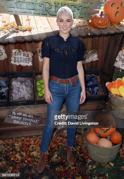 Actress Serinda Swan attends Hallmark's "Home & Family" at Universal Studios Hollywood on October 13, 2017 in Universal City, California.